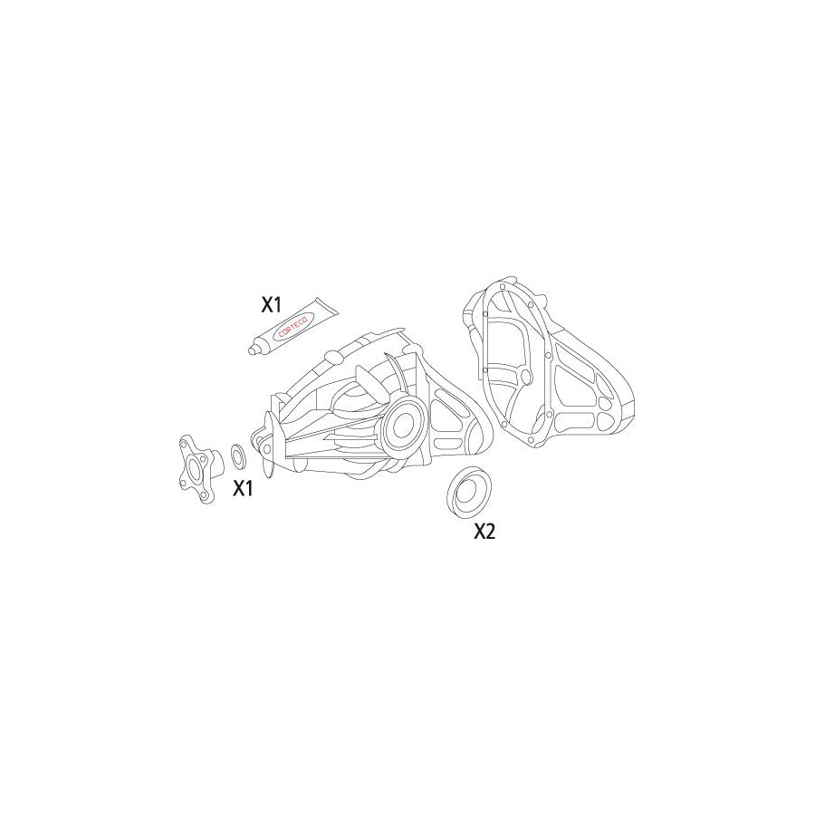 Corteco 19535935 Gasket Set, Differential | ML Performance UK