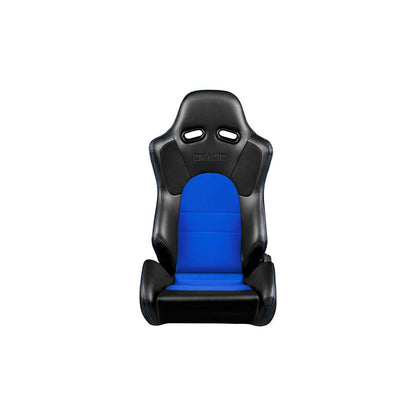 BRAUM Advan Series Racing Seats (Black & Blue) – Pair