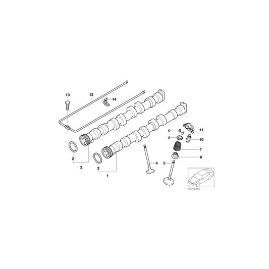Genuine BMW 11347518117 E46 Valve Spring (Inc. 316ti, 316Ci & 316i) | ML Performance UK Car Parts
