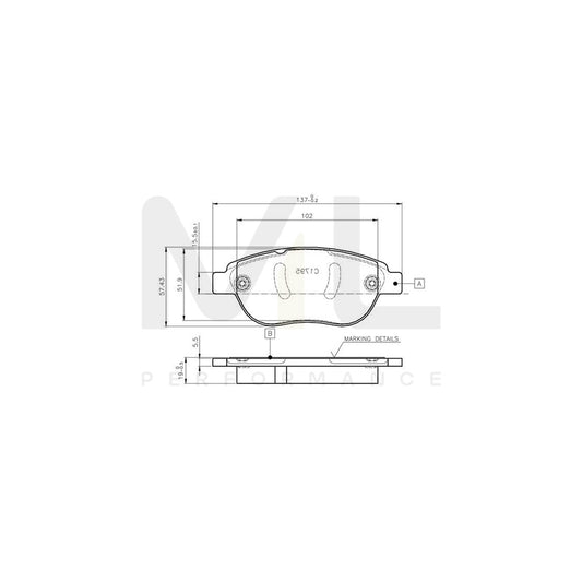 Bosch 0986Tb2409 Brake Pad Set Excl. Wear Warning Contact, With Bolts, With Accessories  | ML Performance Car Parts