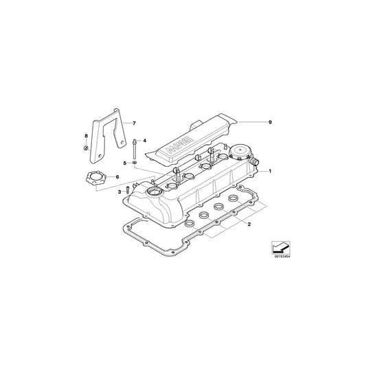 Genuine BMW 11120033999 E90 Profile-Gasket (Inc. 320si) | ML Performance UK Car Parts