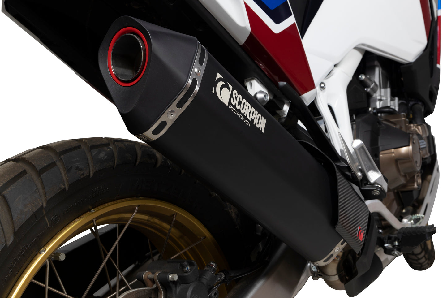 Scorpion RHA194BCER Honda CRF1100L Africa Twin Serket Slip-On - Black Ceramic Coated Sleeve | ML Performance UK UK