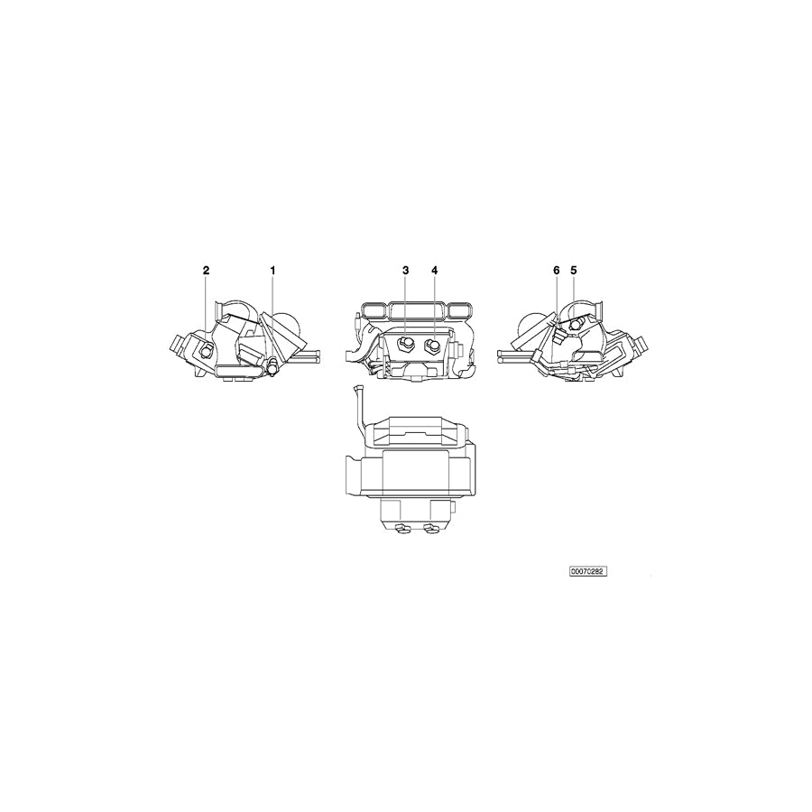 Genuine BMW 64116908983 E52 Actuator, Air Distribution Flap (Inc. Alpina V8 & Z8) | ML Performance UK