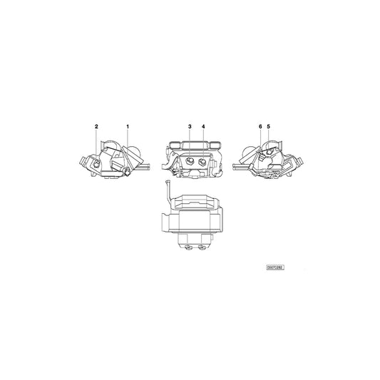 Genuine BMW 64116908983 E52 Actuator, Air Distribution Flap (Inc. Alpina V8 & Z8) | ML Performance UK
