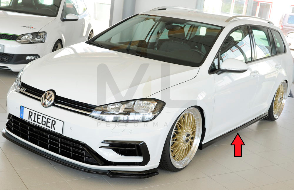 Rieger 00088217 SEAT, VW Side Skirt (5F Leon Cupra/FR & Mk7 Golf) 7 | ML Performance UK Car Parts