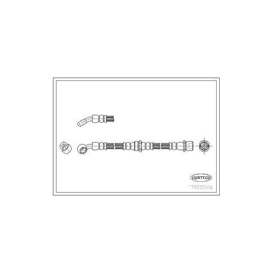Corteco 19032508 Brake Hose For Subaru Forester I (Sf) | ML Performance UK