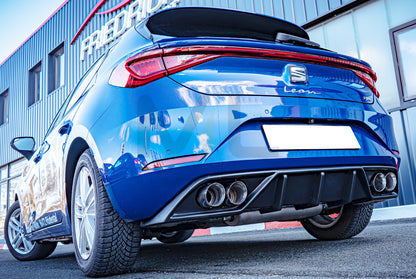 Rieger 00027056 SEAT Leon KL Rear Diffuser 4 | ML Performance UK Car Parts