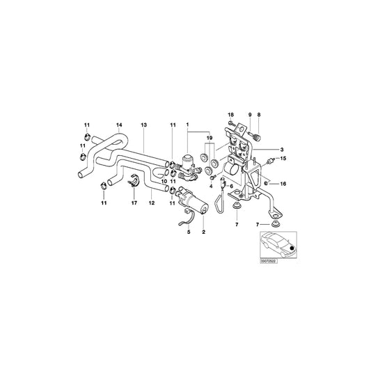 Genuine BMW 64116902192 E52 Additional Water Pump (Inc. Alpina V8 & Z8) | ML Performance UK