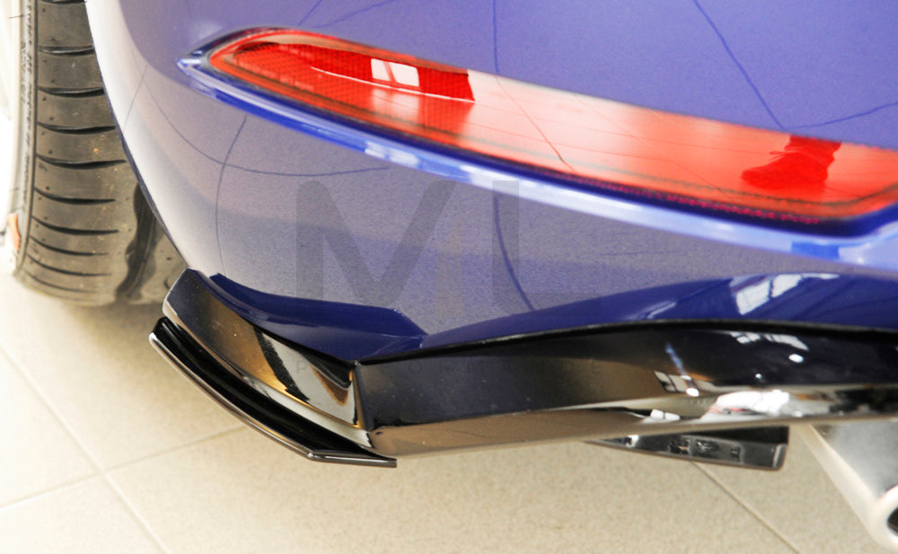 Rieger 00059585 VW Mk7 Mk7-Line Golf GTI Rear Side Splitter 9 | ML Performance UK Car Parts