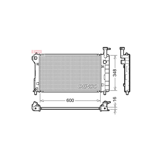 Denso DRM50082 Drm50082 Engine Radiator For Toyota Prius I Saloon (Xw10) | ML Performance UK