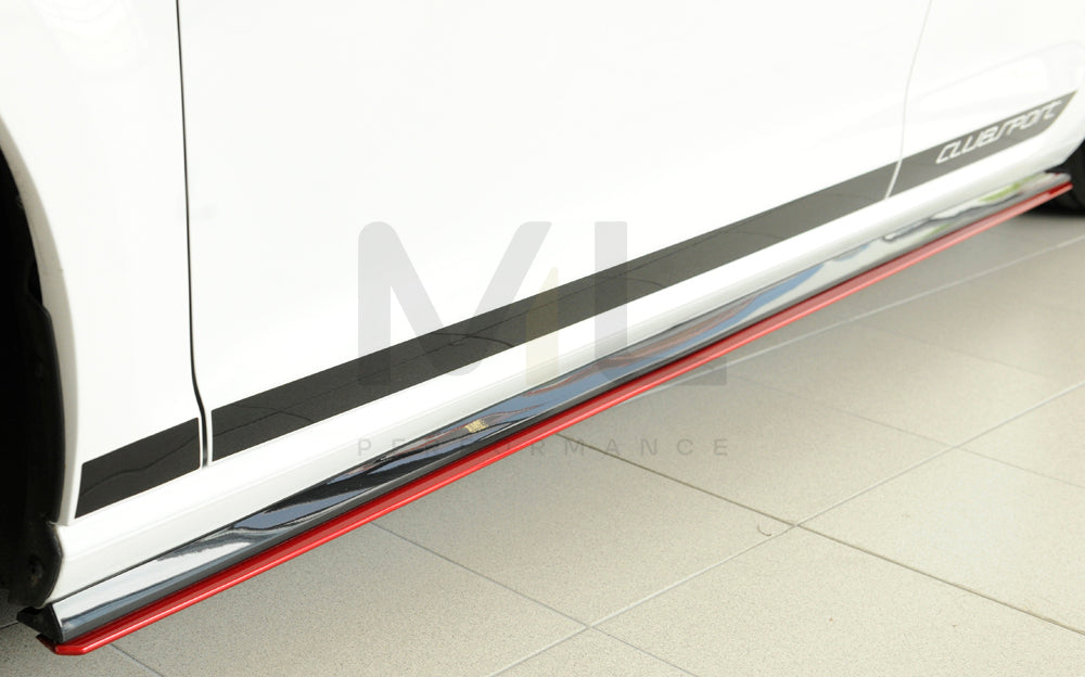 Rieger 00059575 VW R & GTI Clubsport Side Skirt Splitter 6 | ML Performance UK Car Parts
