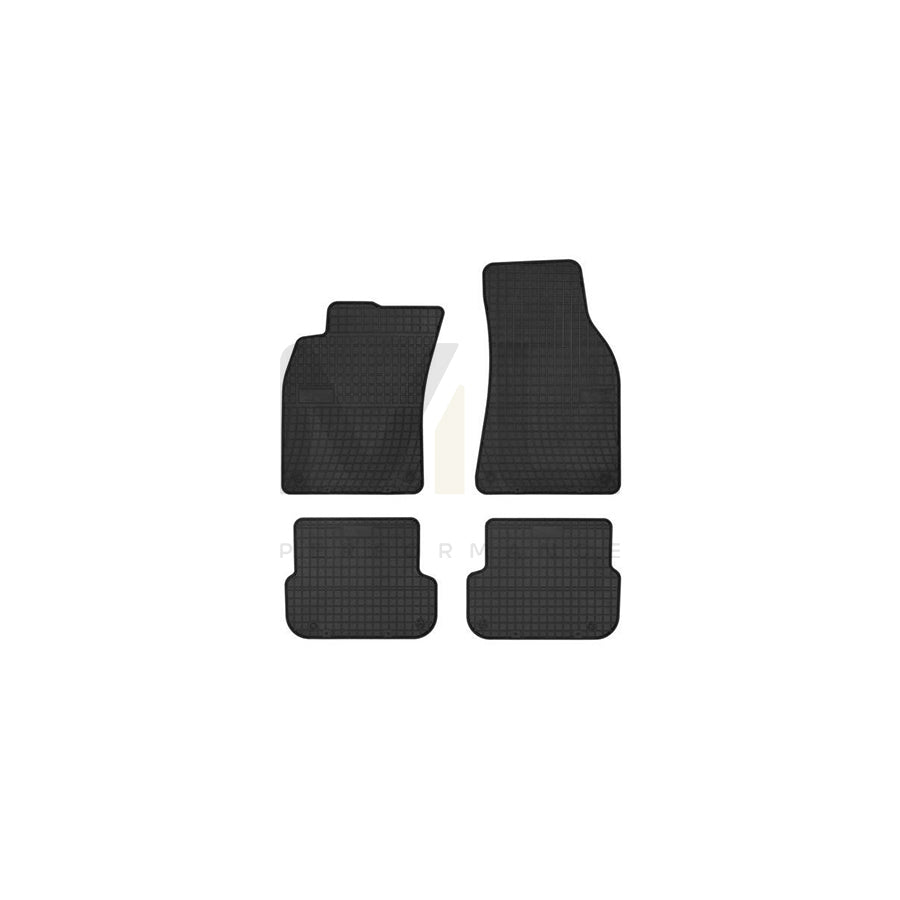 FROGUM Tailored 0727 Floor mat set for AUDI A6 Elastomer, Front and Rear, Quantity: 4, Black | ML Performance Car Parts