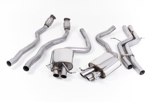 MillTek SSXAU335 Audi RS5 Cat-Back Exhaust with OE Trims