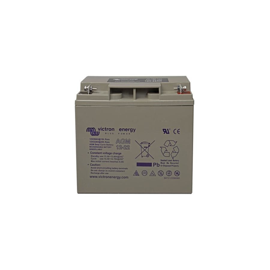 Victron Energy AGM Deep Cycle Battery 12V 22Ah - BAT212200084 | ML Performance UK Car Parts