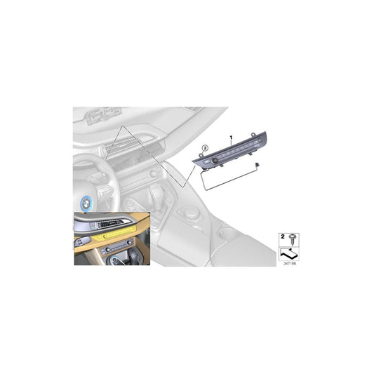 Genuine BMW 64116813596 I12 I12 Operating Unit Audio (Inc. i8) | ML Performance UK