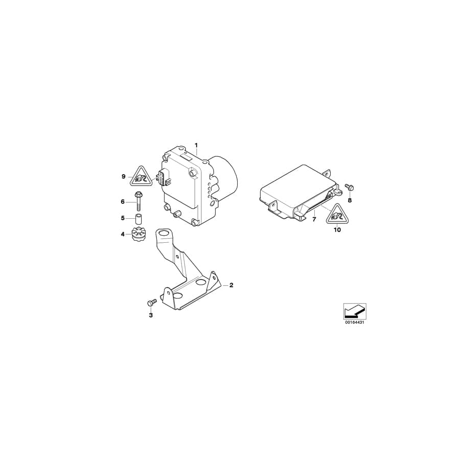 Genuine BMW 61138352350 E39 E38 Universal Socket Housing Uncoded 15 POL. (Inc. 528i, 535i & 525td) | ML Performance UK Car Parts