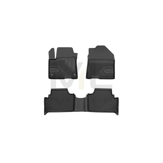 FROGUM Tailored, No.77 77426207 Floor mat set for HYUNDAI Kona Box Body / SUV (OS) Elastomer, Front and Rear, Quantity: 3, Black | ML Performance Car Parts