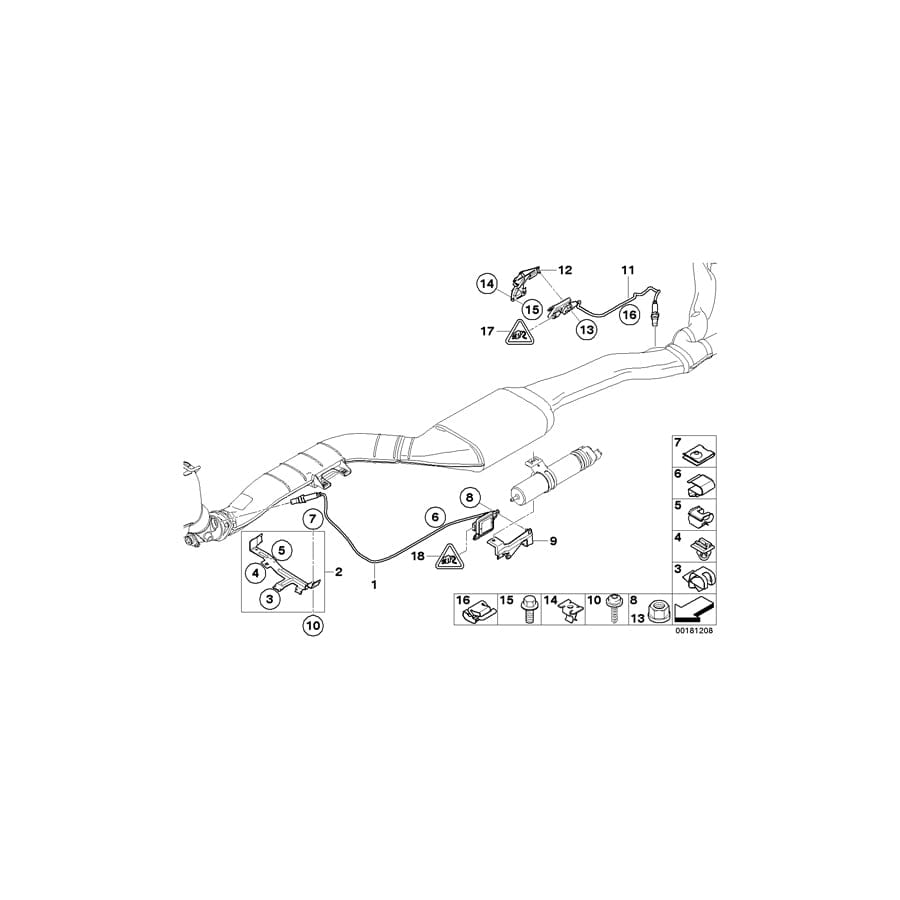 Genuine BMW 07147134265 F01 F07 Sheet Metal Nut, Self-Locking (Inc. M340iX, M340i & X3 30iX) | ML Performance UK Car Parts