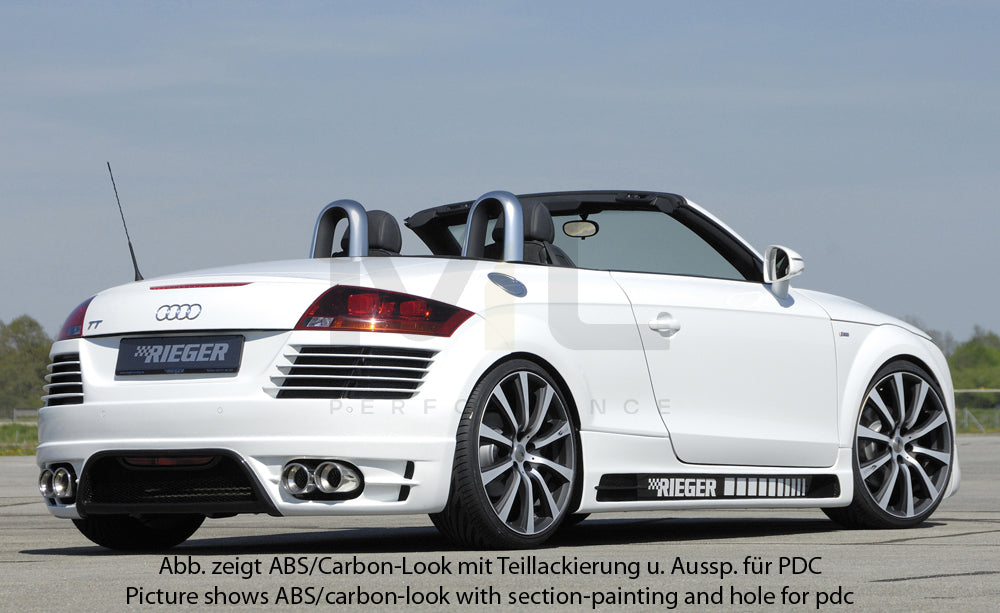 Rieger 00099051 Audi 8J TT Rear Bumper 5 | ML Performance UK Car Parts