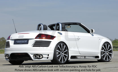 Rieger 00099051 Audi 8J TT Rear Bumper 5 | ML Performance UK Car Parts