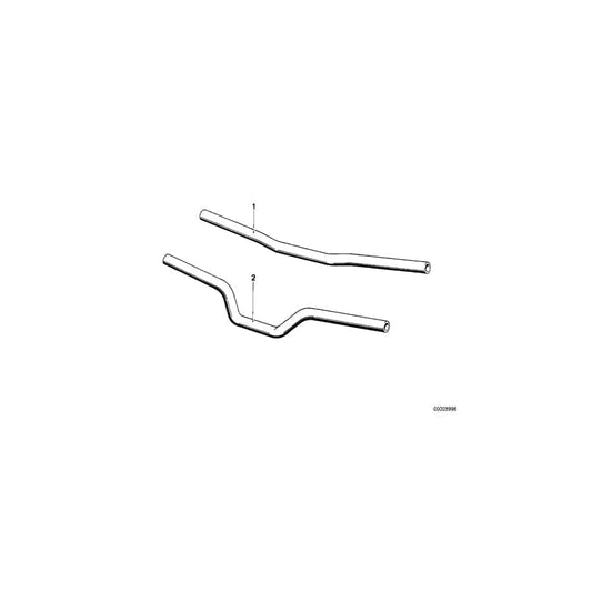 Genuine BMW 32712308408 Handlebar, Chrome 600mmCR (Inc. R60/6, R50/5 & R75/5) | ML Performance UK Car Parts