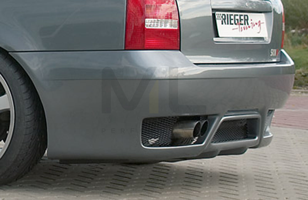 Rieger 00055057 Audi B5 A4 Rear Bumper 2 | ML Performance UK Car Parts