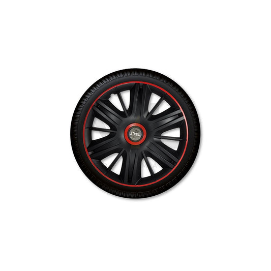 J-TEC Maximus, Black Red J16126 Wheel trims 16 Inch Black/Red | ML Performance Car Parts