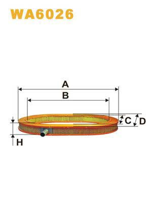WIX Filters WA6026 Air Filter
