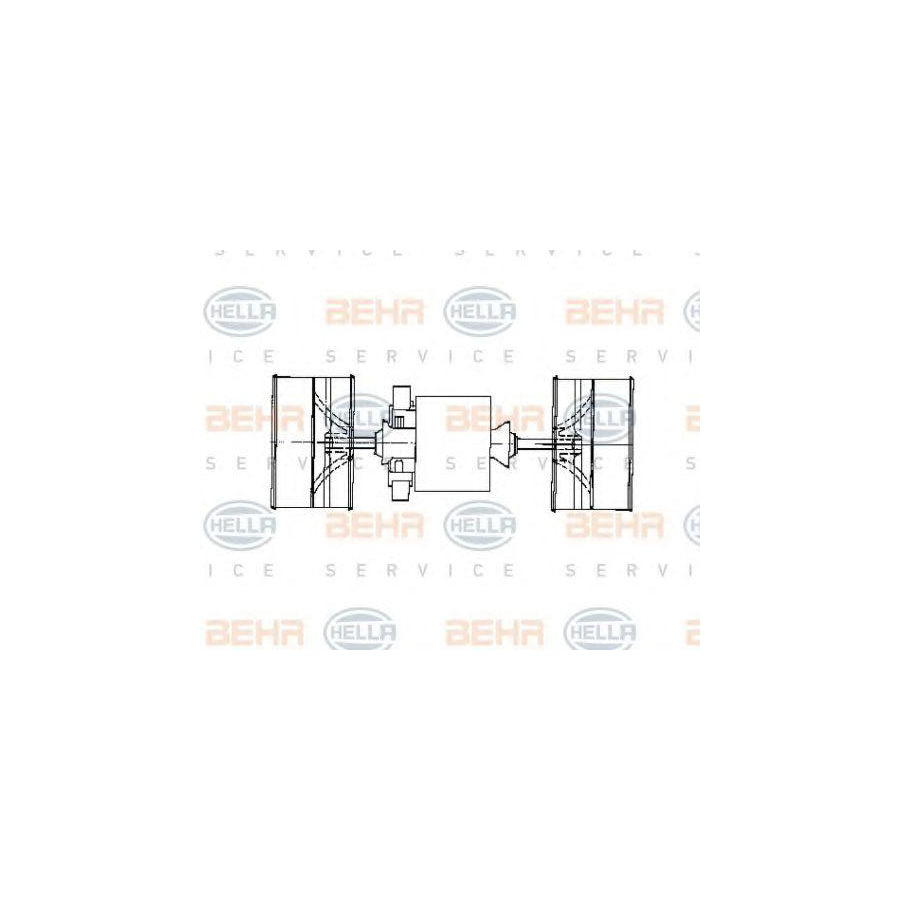 Hella 8EW 009 160-591 Interior Blower