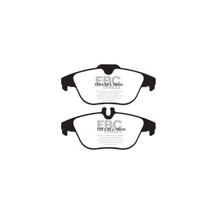 EBC PD40K1175 Mercedes-Benz W/S204 Ultimax Pad & Plain Disc Kit 3 | ML Performance UK Car Parts