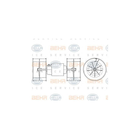 Hella 8EW 009 160-571 Interior Blower