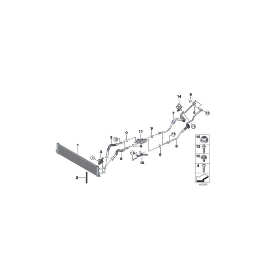 Genuine BMW 17118632400 G11 F90 G12 Foam Seal (Inc. 750iX, 750LiX 4.0 & Alpina B7) | ML Performance UK