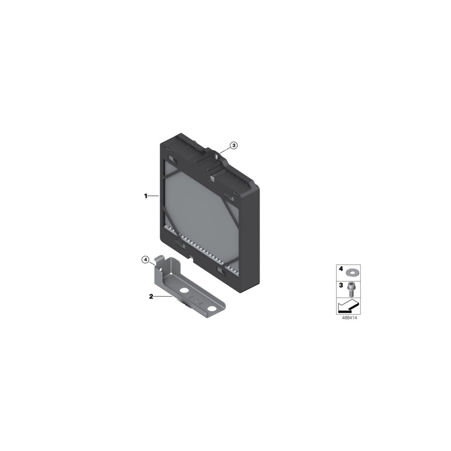 Genuine BMW 17118431150 Bracket Oilcooler Right FOR ENGINE (Inc. M4 GT4) | ML Performance UK