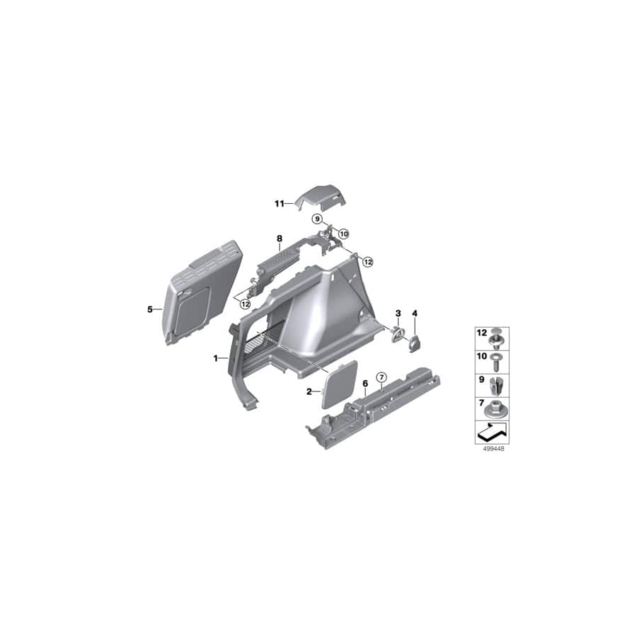 Genuine BMW 07147340742 G02 G01 Expanding Nut (Inc. M340iX, 330i & 320d) | ML Performance UK Car Parts