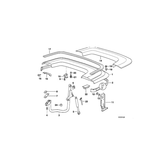 Genuine BMW 07119913017 E31 E39 E36 Hex Bolt With Washer M6X16-Z2 (Inc. 540i) | ML Performance UK Car Parts