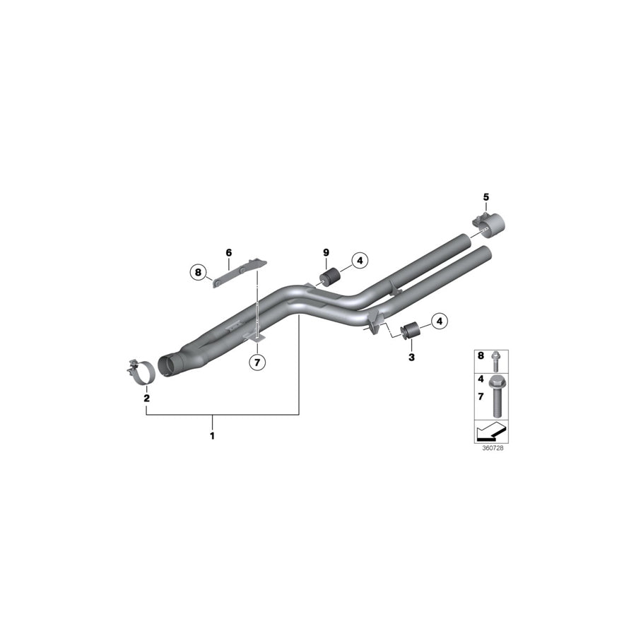 Genuine BMW 07119907935 F11 F07 F10 Star-Socket Screw M8X20 (Inc. 520d) | ML Performance UK Car Parts