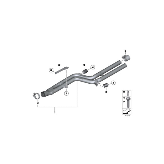 Genuine BMW 07119907935 F11 F07 F10 Star-Socket Screw M8X20 (Inc. 520d) | ML Performance UK Car Parts