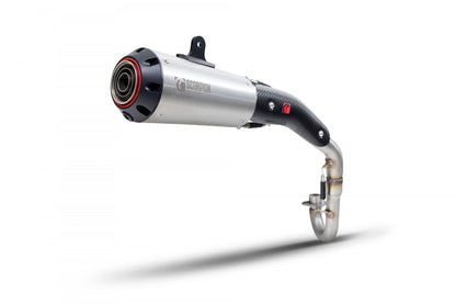 Scorpion PHA193SYSSEO Honda Monkey Red Power Full System - Brushed Stainless Steel Sleeve | ML Performance UK UK