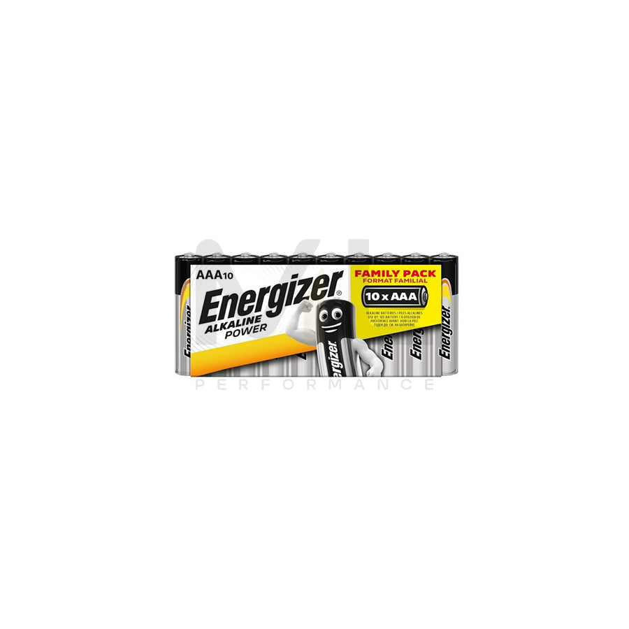 ENERGIZER AAA (LR03), Family Pack E300171802 Battery 1.5V, standard, 10 | ML Performance Car Parts
