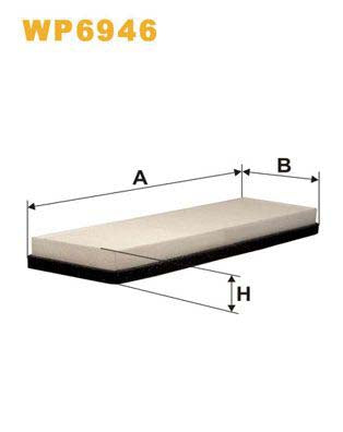 WIX Filters WP6946 Pollen Filter For Peugeot 306