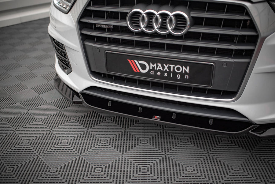 Maxton Design Audi Q3 S-Line 8U (Facelift) Front Splitter V.1