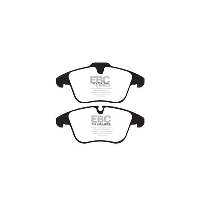 EBC PD02KF260 Jaguar Redstuff Front Brake Pad & Plain Disc Kit - ATE Caliper 2 | ML Performance UK Car Parts