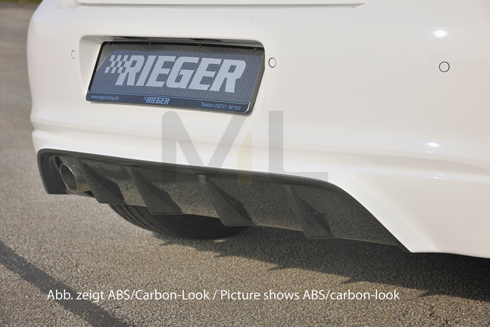 Rieger 00047206 VW 6R Polo Mk6 Rear Diffuser 3 | ML Performance UK Car Parts
