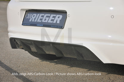 Rieger 00047206 VW 6R Polo Mk6 Rear Diffuser 3 | ML Performance UK Car Parts