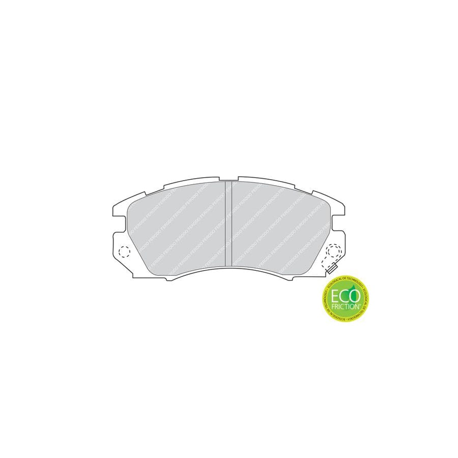 Ferodo Fsl1516 Brake Pad Set Not Prepared For Wear Indicator With Brake Caliper Screws