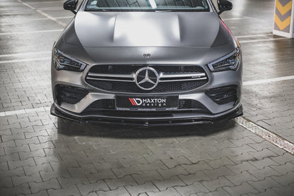 Maxton Design Mercedes Benz CLA35 AMG Aero C118 Front Splitter V.2
