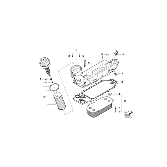 Genuine BMW 11427798484 E65 Heat Exchanger (Inc. 745d & M6 GT3) | ML Performance UK Car Parts