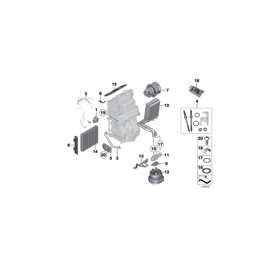 Genuine BMW 64119381016 G12 Holder For Flange (Inc. 750iX, M760LiX & 740Li) | ML Performance UK