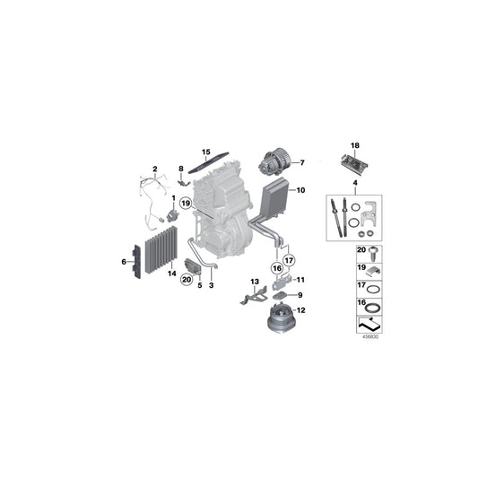 Genuine BMW 64119381016 G12 Holder For Flange (Inc. 750iX, M760LiX & 740Li) | ML Performance UK