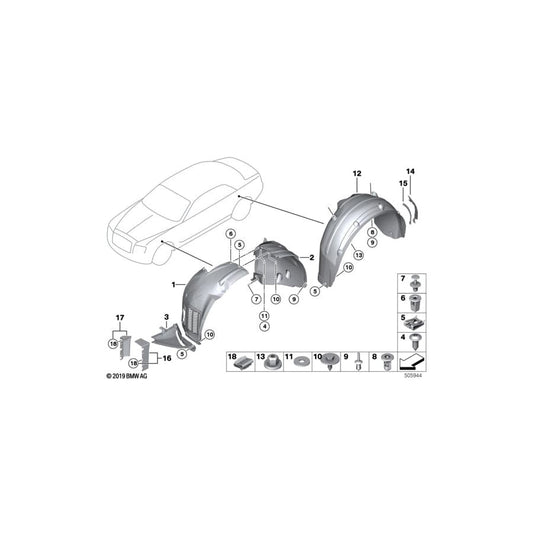 Genuine BMW 07149180796 RR4 RR5 Clamp (Inc. Ghost, Wraith & Ghost EWB) | ML Performance UK Car Parts